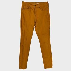 Universal Thread 6 28R High Rise Skinny Jeans Mustard Yellow